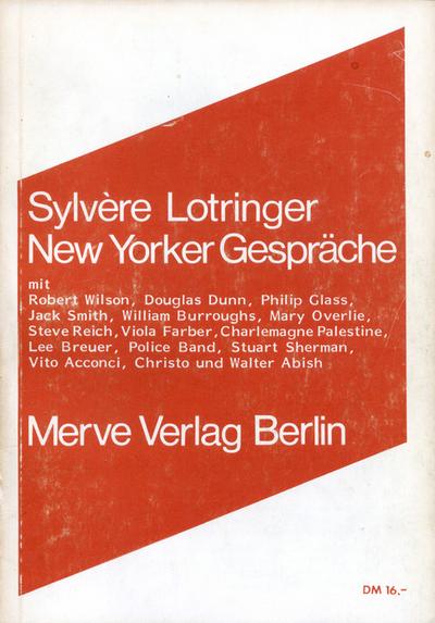 Lotr.,New Yorker Gespräche