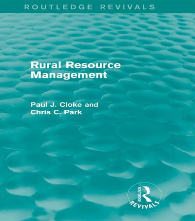 Rural Resource Management (Routledge Revivals)