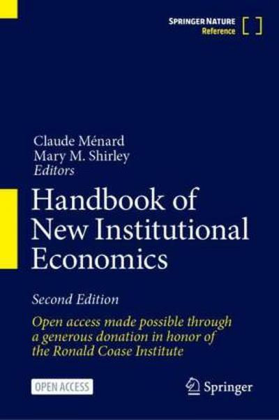 Handbook of New Institutional Economics