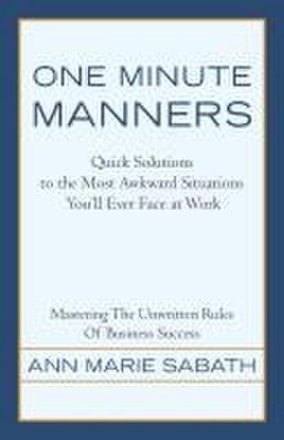 One Minute Manners
