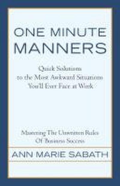 One Minute Manners