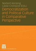 Democratization and Political Culture in Comparative Perspective