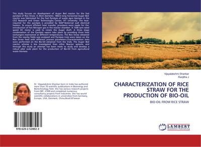 CHARACTERIZATION OF RICE STRAW FOR THE PRODUCTION OF BIO-OIL
