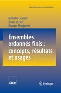 Ensembles ordonnés finis : concepts, résultats et 