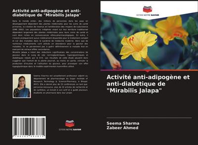 Activité anti-adipogène et anti-diabétique de "Mirabilis Jalapa"