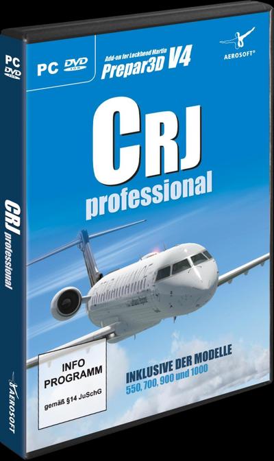 AddOn FSX CRJ Professional/CD-ROM