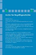 Archiv für Begriffsgeschichte. Band 54