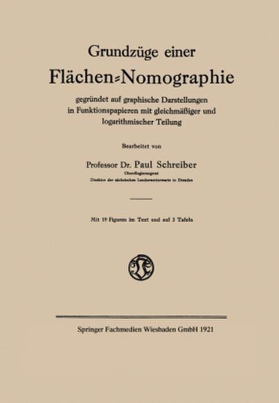 Grundzüge einer Flächen-Nomographie