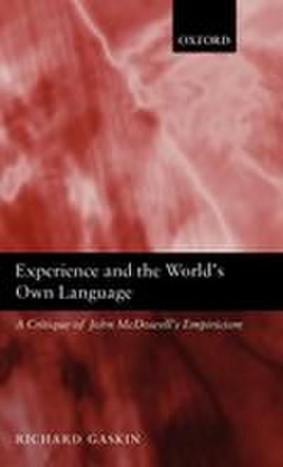 Experience and the World’s Own Language