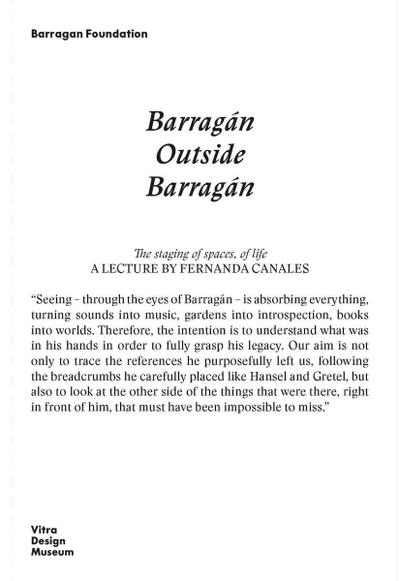 Barragán outside Barragán