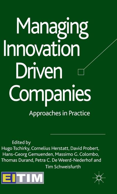 Managing Innovation Driven Companies