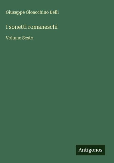 I sonetti romaneschi