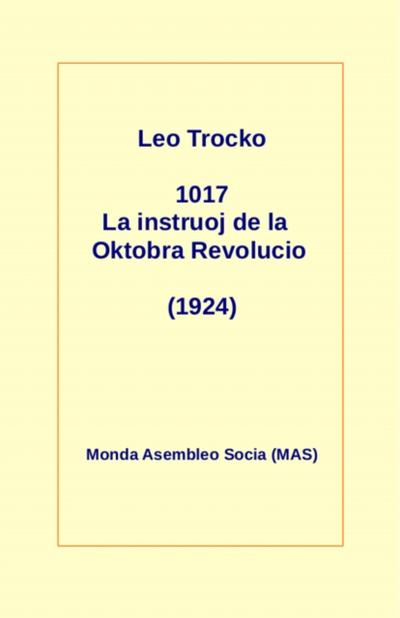 1917 La instruoj de la Oktobro