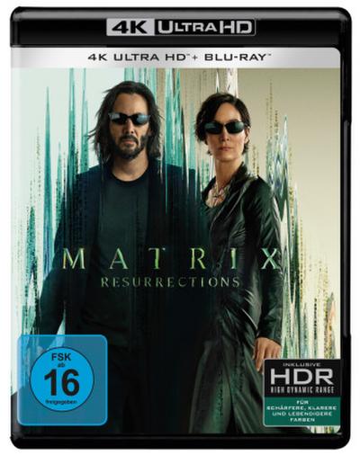 Matrix Resurrections 4K, 2 UHD Blu-ray