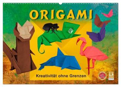 ORIGAMI - Kreativität ohne Grenzen (Wandkalender 2026 DIN A2 quer), CALVENDO Monatskalender