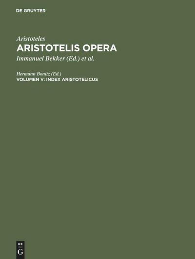 Index Aristotelicus