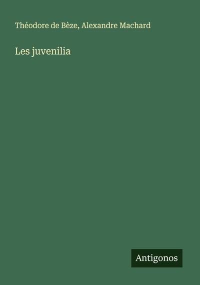 Les juvenilia