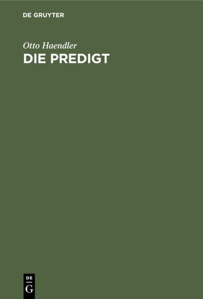 Die Predigt