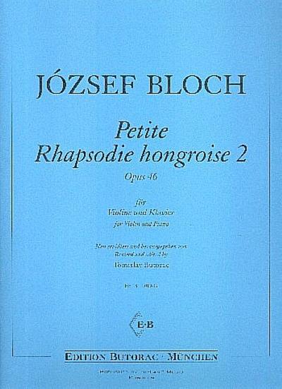 Petite fantaisie hongroise Nr.2 op.46für Violine und Klavier