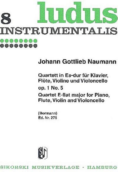 Quartett Es-Dur op1,5 für Klavier, Flöte,Violine und Violoncello