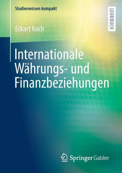 Internationale Währungs- und Finanzbeziehungen