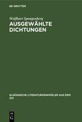 Ausgewählte Dichtungen