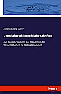 Vermischte philosophische Schriften