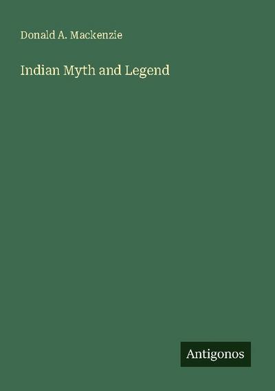 Indian Myth and Legend