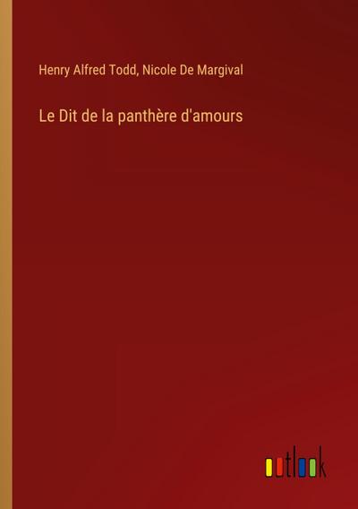 Le Dit de la panthère d’amours
