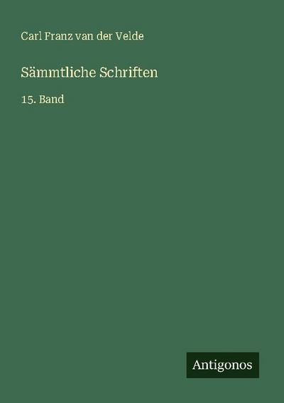 Sämmtliche Schriften
