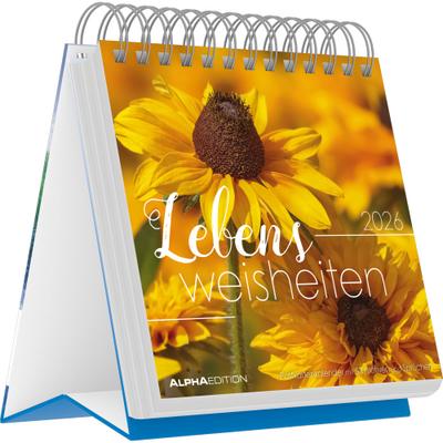 Lebensweisheiten - Postkartenkalender mit 53 Motiven und Zitaten