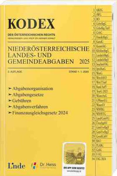 KODEX NÖ Landes- und Gemeindeabgaben 2025
