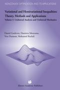 Variational and Hemivariational Inequalities Theor