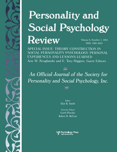 Theory Construction in Social Personality Psychology