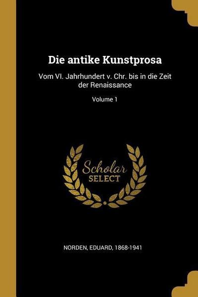 GER-ANTIKE KUNSTPROSA