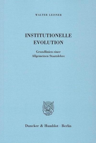 Institutionelle Evolution.