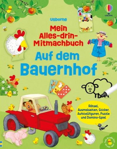Mein Alles-drin-Mitmachbuch: Auf dem Bauernhof