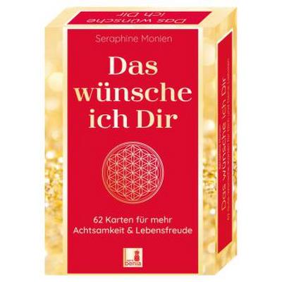 Das wünsche ich Dir | 62 Achtsamkeitskarten | Lebensweisheiten, Coaching & Empowerment | schöne Geschenkidee