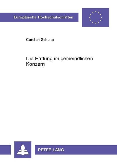 Die Haftung im gemeindlichen Konzern