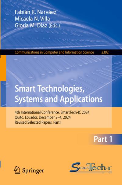 Smart Technologies, Systems and Applications