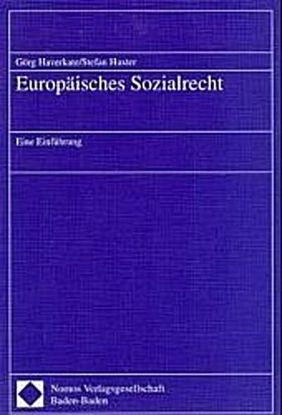 Europäisches Sozialrecht