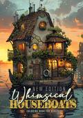 Whimsical Houseboats Coloring Book for Adults New Edition