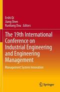 The 19th International Conference on Industrial Engineering and Engineering Management