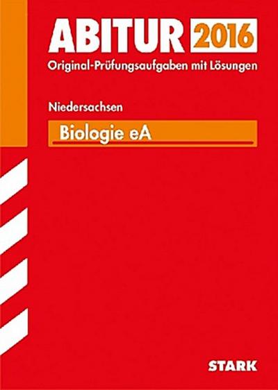 Abitur 2016 - Biologie eA, Niedersachsen