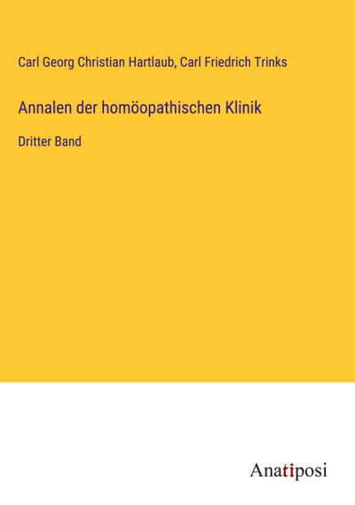 Annalen der homöopathischen Klinik