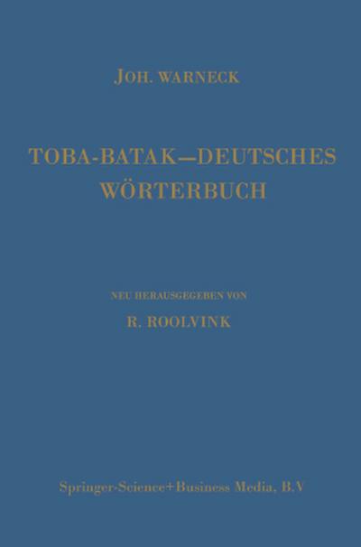 Toba-Batak-Deutsches Wörterbuch
