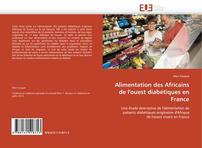 Alimentation des Africains de l'ouest diabétiques en France - Alice Couque