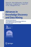 Advances in Knowledge Discovery and Data Mining