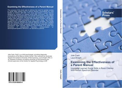 Examining the Effectiveness of a Parent Manual