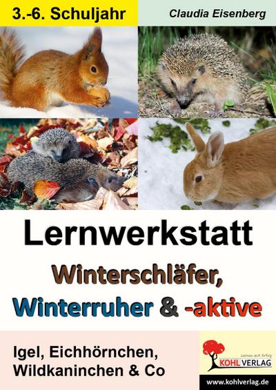 Winterschläfer, Winterruher & -aktive Igel, Eichhörnchen, Wildkaninchen & Co.